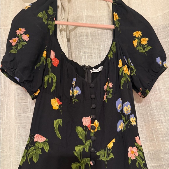 Reformation Charlee Dress Night Bloom 8 - Picture 9 of 11